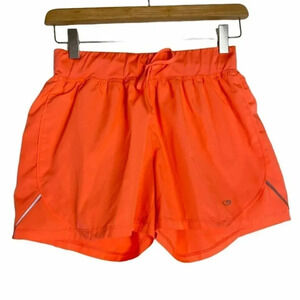 Champion S bright orange‎ running shorts EUC